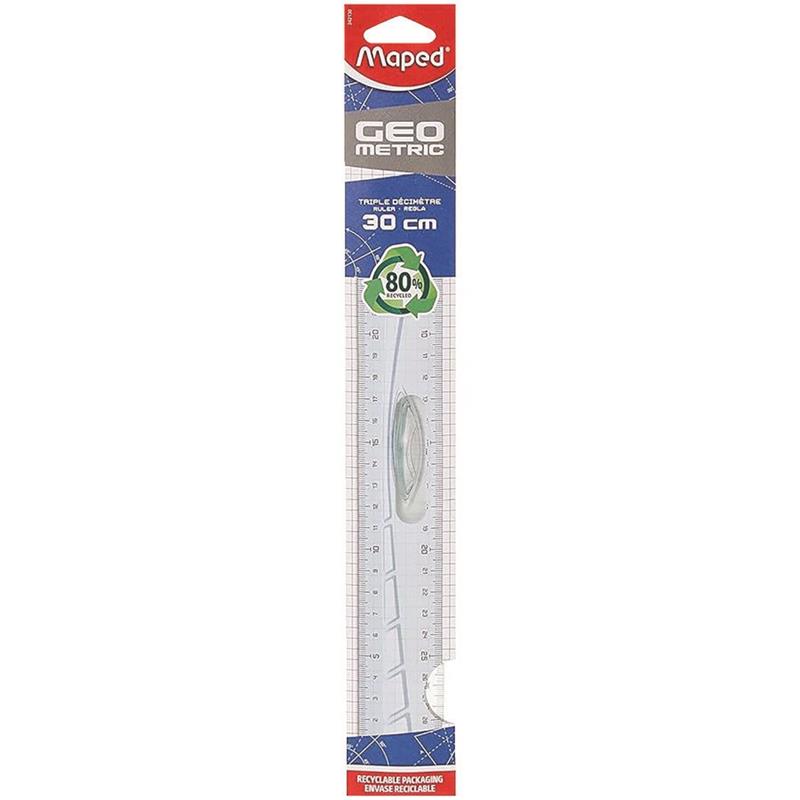 Image - RULER 30cm TRANSP.