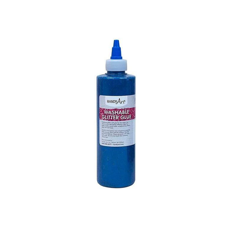 Image - 144-030 GLITTER GLUE BLUE 4OZ