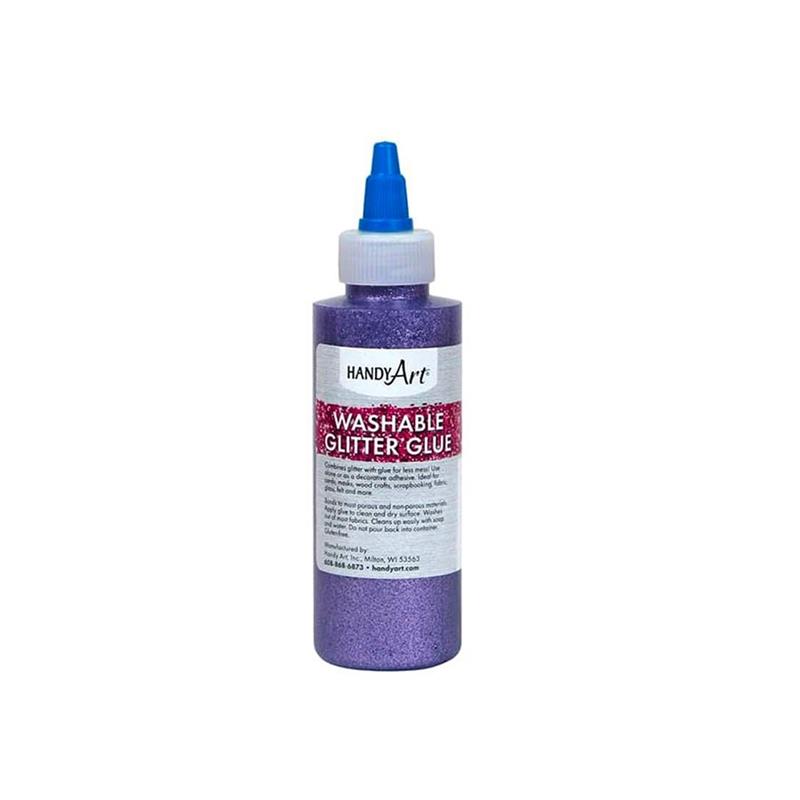 Image - 144-040 GLITTER GLUE VIOLET 4OZ