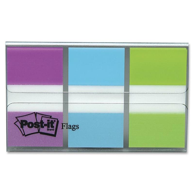 Image POST-IT 3COLORS FLAG 1X1.7  CARD @60