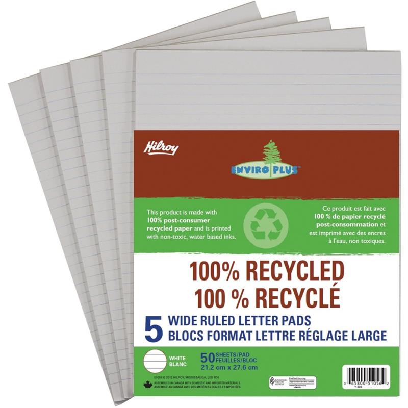 Image Bloc de papier recyclé Enviro Plus™