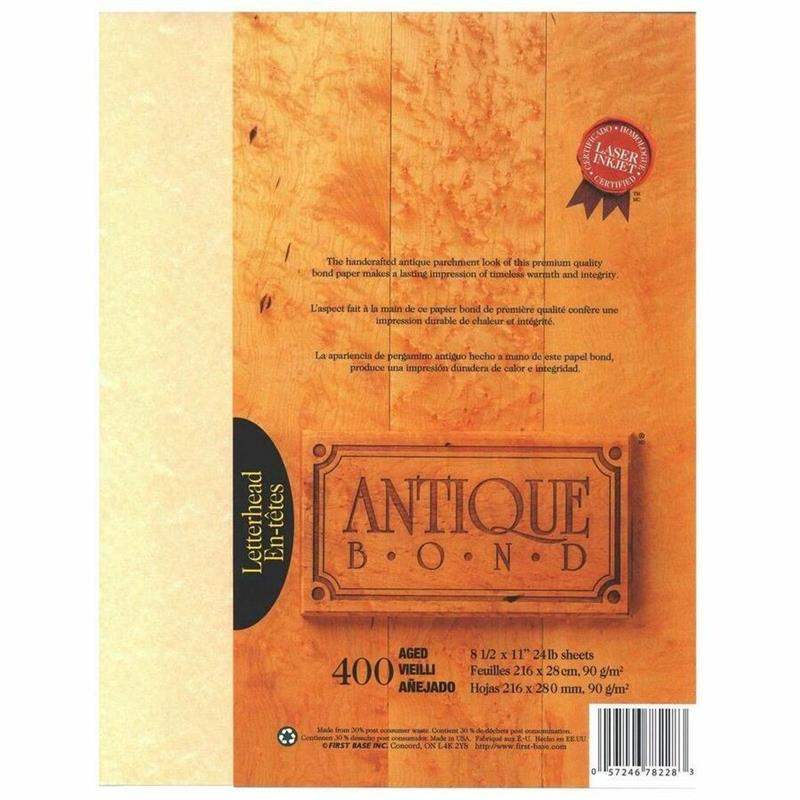 Image Papier Antique Bond