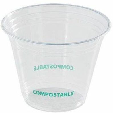 Image Verre froid en PLA transparent de 9 oz Eco Guardian