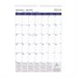 DuraGlobe® Monthly Wall Calendar (2025)