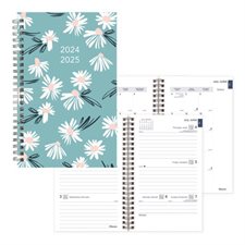 Agenda académique hebdomadaire / mensuel de Blueline® Sarcelle urbain