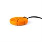 Collier mâchouille soccer orange ferme