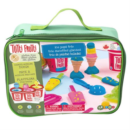 Kit trio de sucettes glacées tutti frutti - sans gluten