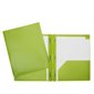 Portfolio plast. attaches et pochettes vert pâle