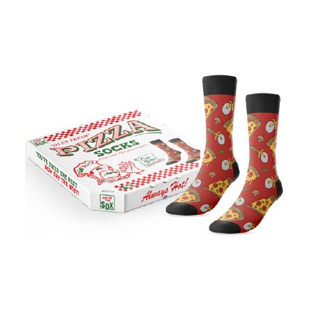 Chaussettes pizza