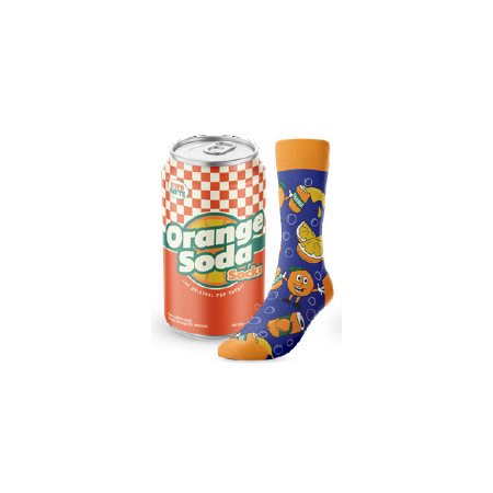 Chaussettes soda orange