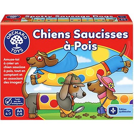 Jeu Chiens saucisses à pois