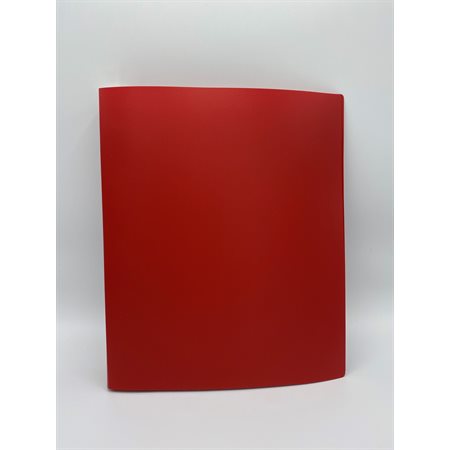 Reliure plast. flexible ann. 1" rouge