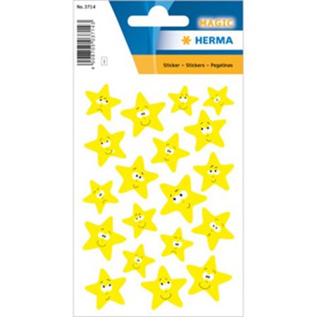 HERMA STICKERS YELLOW STARS