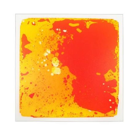 Tuile liquide jaune / orange