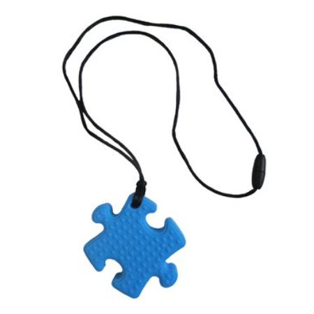 Pendentif mâchouille, Casse-tête bleu