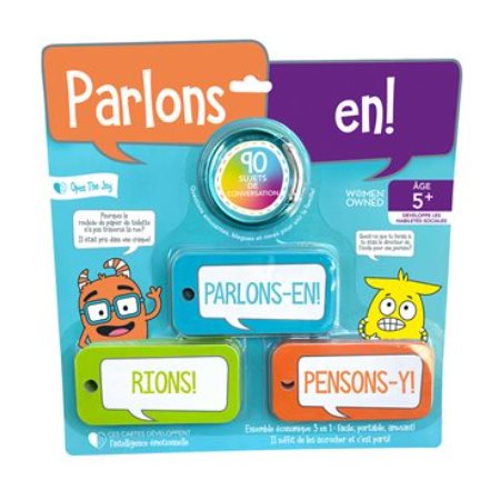 Parlons-en! Cartes de conversation format poche 3 en 1