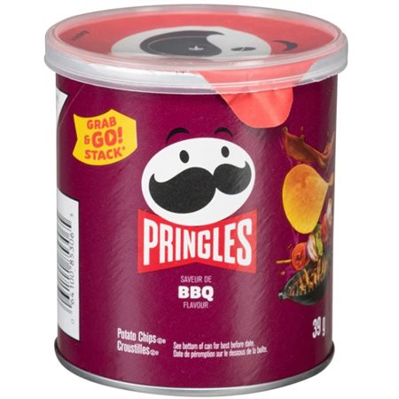 Croustilles Pringles Grab & Go Stack barbecue (39 g)