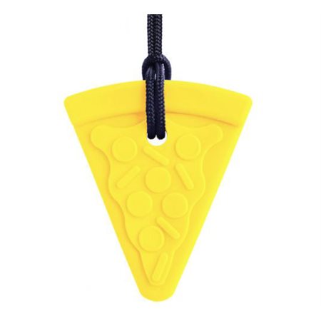 Collier Mâch. Pizza Jaune SOUPLE
