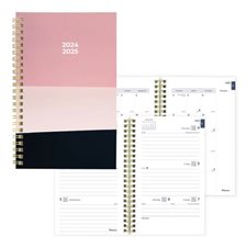 Agenda académique hebdomadaire / mensuel de Blueline® Sarcelle urbain